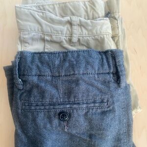 GAP Kids Beige and Herringbone Pants